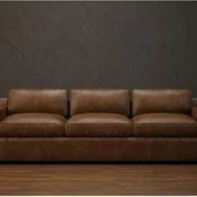 American Leather Sofa 3 Seaters 3d model