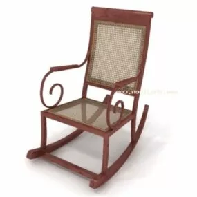 Armchair With Curved Arms 3d model