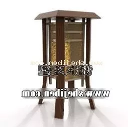 Brass Frame Ceiling Lamp 3d model