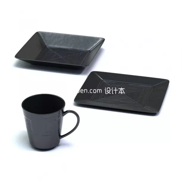 Plate Decoration 3d model