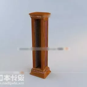Antique Column Rack Furniture 3d model