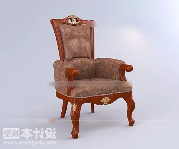 Leather Cube Seat Barry 3d model