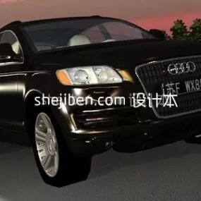 Audi Car Q7 Sports Car 3d model