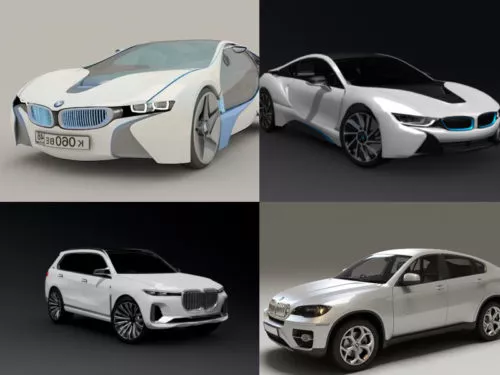 BMW Car 3D Models Collection