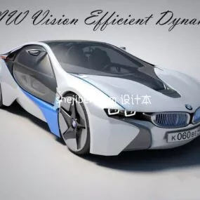 Bmw I8 Racing Car 3d model