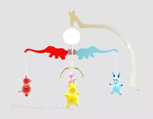 Baby Crib Mobile Hanging Decoration Toy 3d model Baby Crib Mobile Hanging Decoration Toy 3d model
