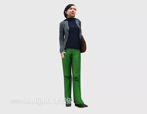 Realistic Woman 3d model