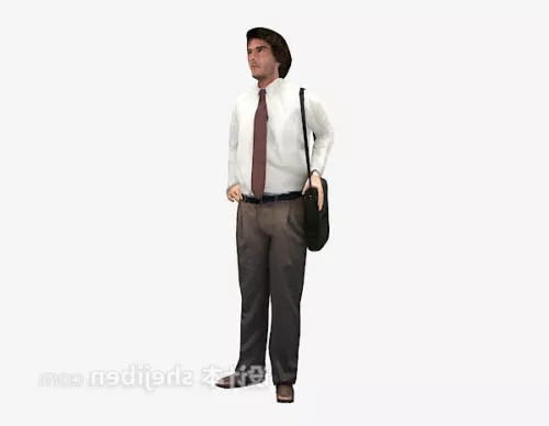 Man In Jean Pant Character 3d model