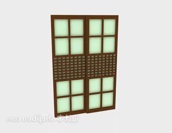 Apartment Door Mdf Texture 3d model