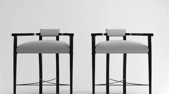 Bar Chair Fabric Top 3d model Bar Chair Fabric Top 3d model