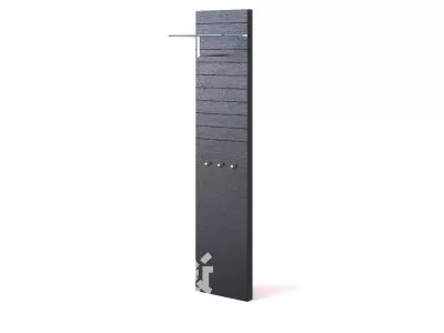 Bath Cabinet Black Color 3d model Bath Cabinet Black Color 3d model