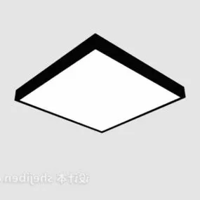 Bathroom Ceiling Lamp Square Shaped 3d model
