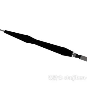 Beach Umbrella Collapsed 3d model