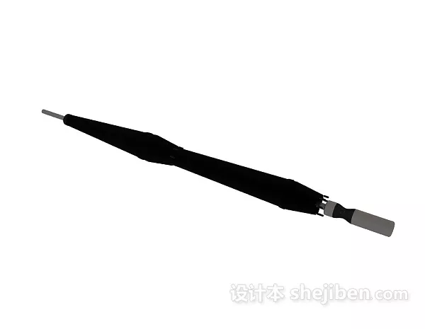Beach Umbrella Collapsed 3d model Beach Umbrella Collapsed 3d model
