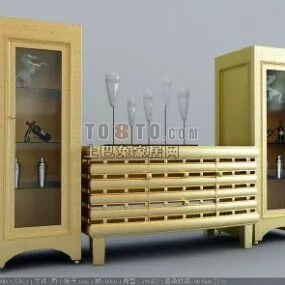 Beautiful Tv Cabinet 3d model