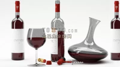 Glass With Straw 3d model