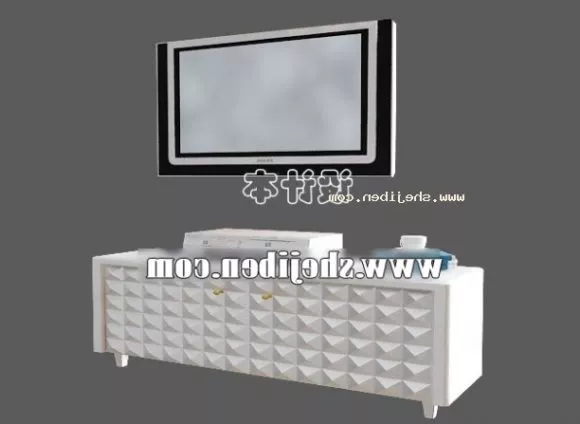 Office Cubicle Working Space 3d model