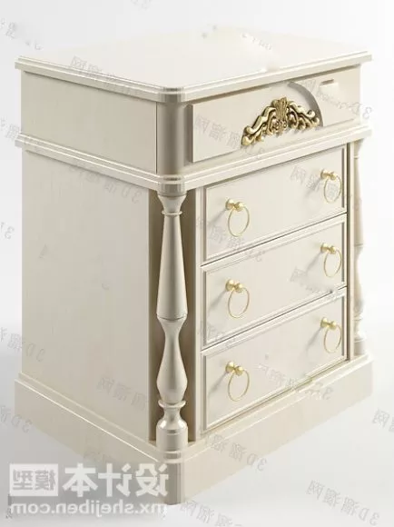 Coffee Table Round Top 3d model