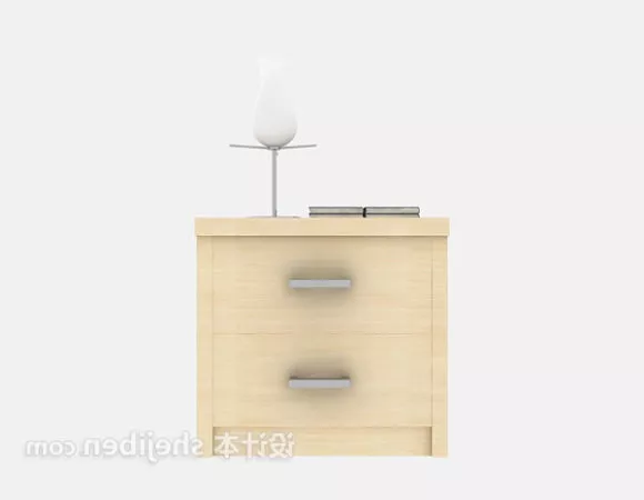 Bedside Table Wooden 3d model Bedside Table Wooden 3d model