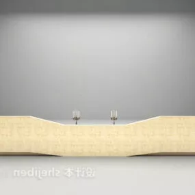 Beige Cabinet Decor 3d model