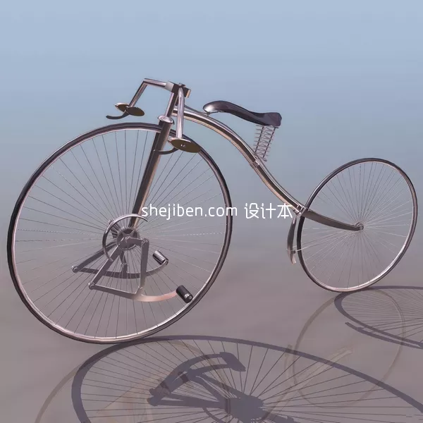 Bike Different Wheels Size 3d model Bike Different Wheels Size 3d model