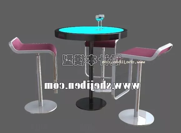 Hourglass Coffee Table 3d model