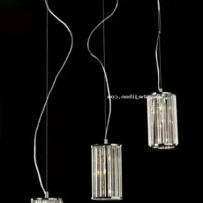 Ceiling Lamp Crystal Bar Shade 3d model