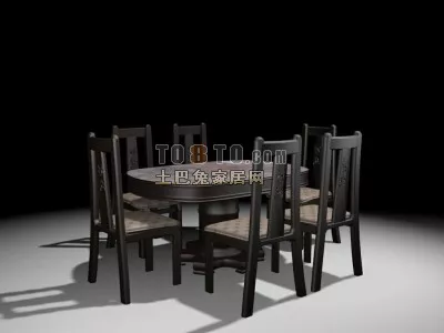 Workspace Unit With U Table 3d model