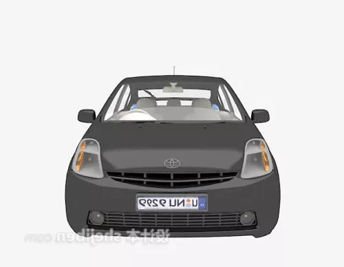Yellow Super Car 3d model