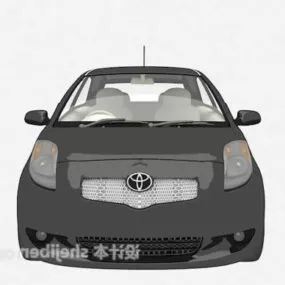 Lowpoly Black Car 3d model