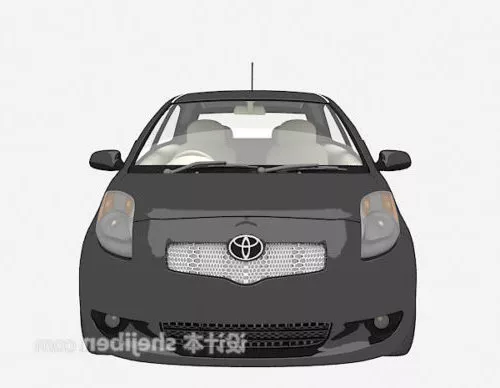Lowpoly Black Car 3d model Lowpoly Black Car 3d model