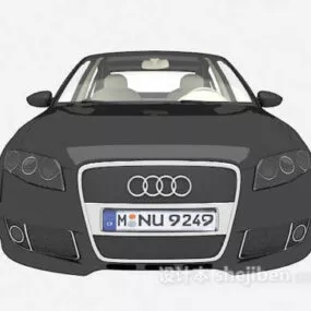 Black Sedan Audi Car 3d model