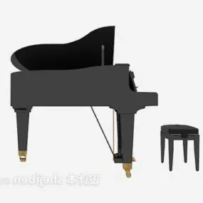 Theater Grand Piano 3d model
