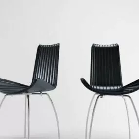 Black Modern Single Chair 3d model