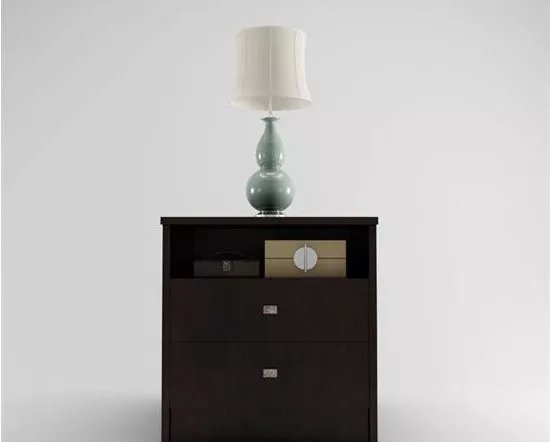 Black Wood Console Table 3d model Black Wood Console Table 3d model