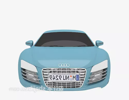 Red Hardtop Coupe Car 3d model