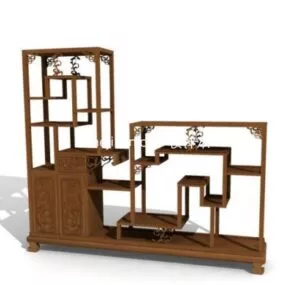Bogu Rack Chinese Style 3d model