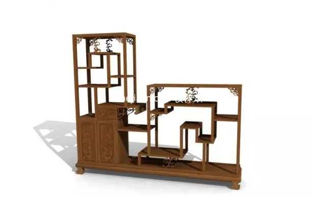 Cabinet With Table Ikea 3d model
