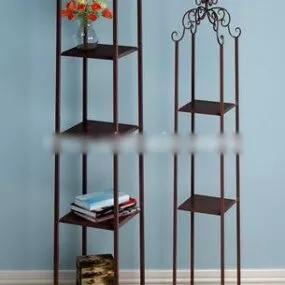 Iron Bookshelf 3d model