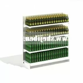 Food Shelf Furniture 3d model