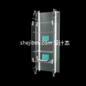 Booth Panel Gadget Equipment 3d model