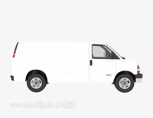 Classic Camper Van Car 3d model