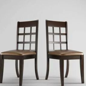 Brown Chair 3d model
