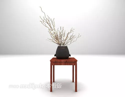Antique Chinese Console Table 3d model
