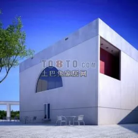 Building Architecture Modern Style 3d model