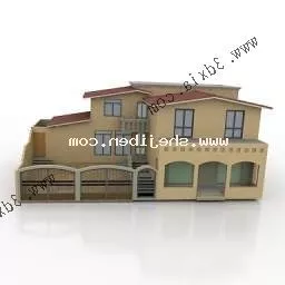 Mediterranean House 3d model