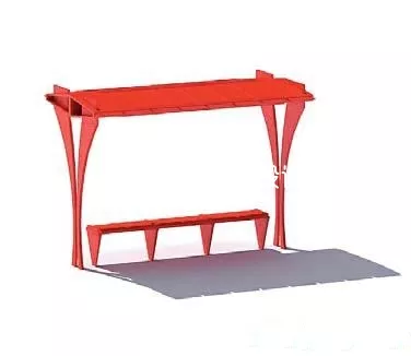 Fire Station Building 3d model