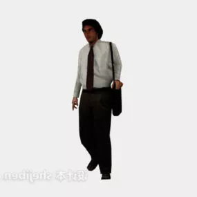 Business Person Lowpoly Character 3d model