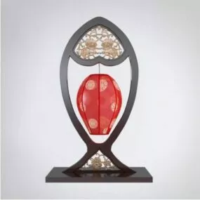 Chinese Decorative Floor Lamp 3d model