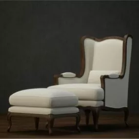 Antique Elegant Chair 3d model